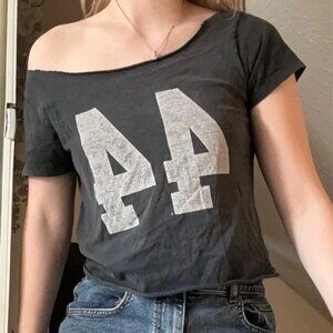 brandy melville off the shoulder / one shoulder top